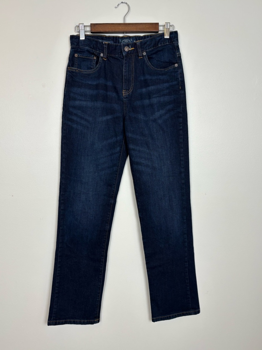 Lucky Brand Jeans Boys 18 Classic Straight Adjustable Waist Denim in Dark Indigo